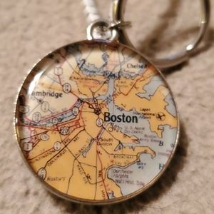 Chartworks Boston Key Ring